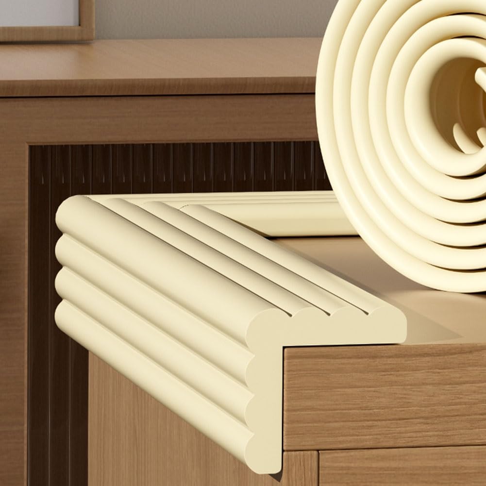 Tiras de seguridad de espuma y almohadillas acolchadas para protección de bordes, artículos esenciales de seguridad anticolisión para muebles para mesas de comedor