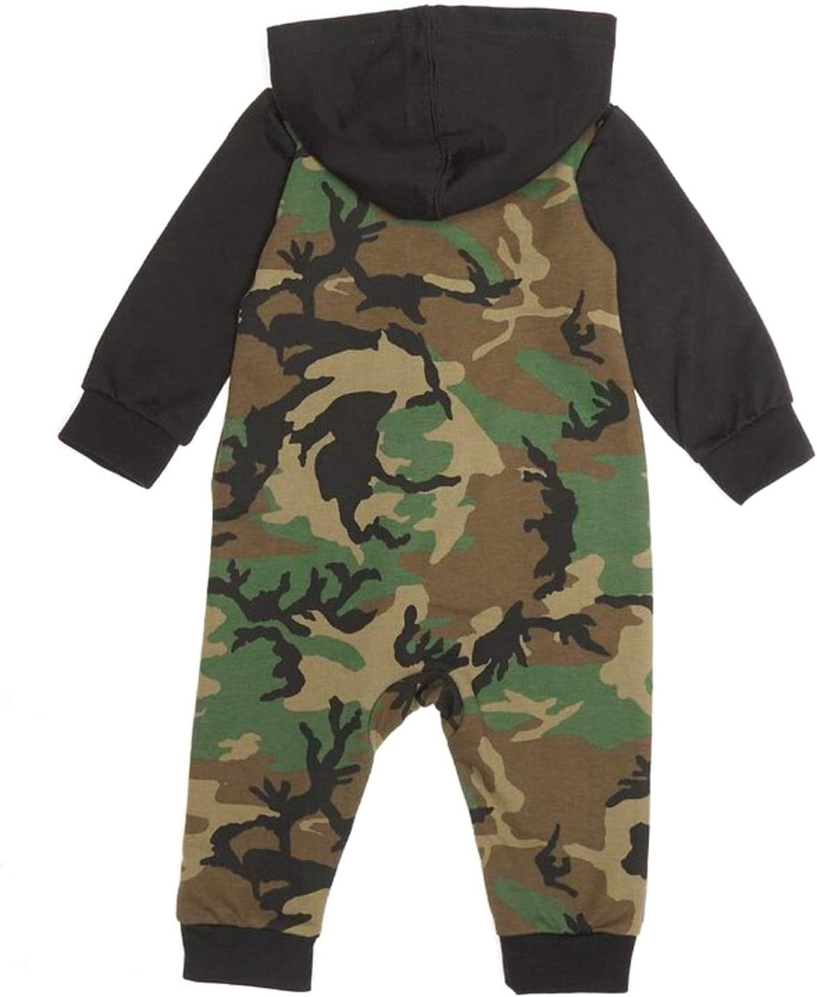 Nike Jordan Baby Boy Jumpman Full Zip Long Sleeve Hooded Coverall (C(558513-E4F)/B, 6 Months)