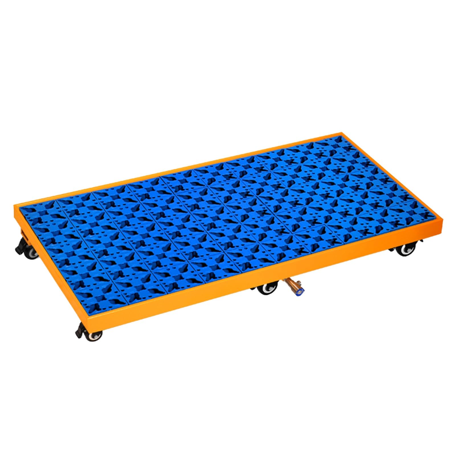 SGKOMN Industrial Spill Containment Tray with Drain Outlet, Leakproof Platform for Storage and Garage Use