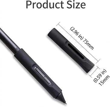 Pen Holder Silicone Grip Suitable for Wacom Pen | Suitable for Wacom Pen LP-190-2K, LP-1100-4K, CTL472/672, CTL4100/6100, CTL490/690, One DTC-133 Stylus