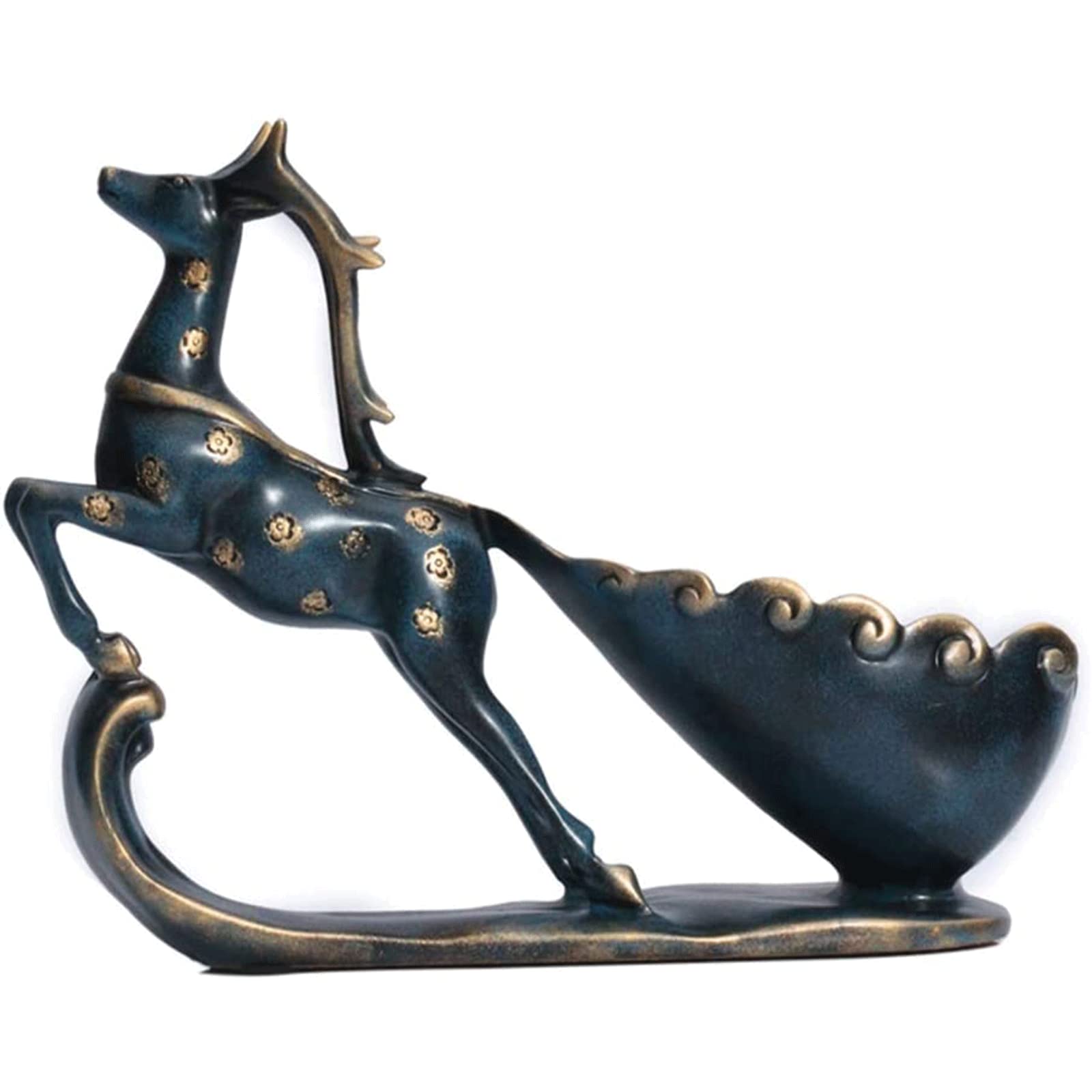 Porte-Bouteilles Cerf Sculpture casier à vin Ornements créatifs Porte-Bouteille Beau Travail idéal décoratif Pendaison de crémaillère Cadeau résidentiel Artisanat