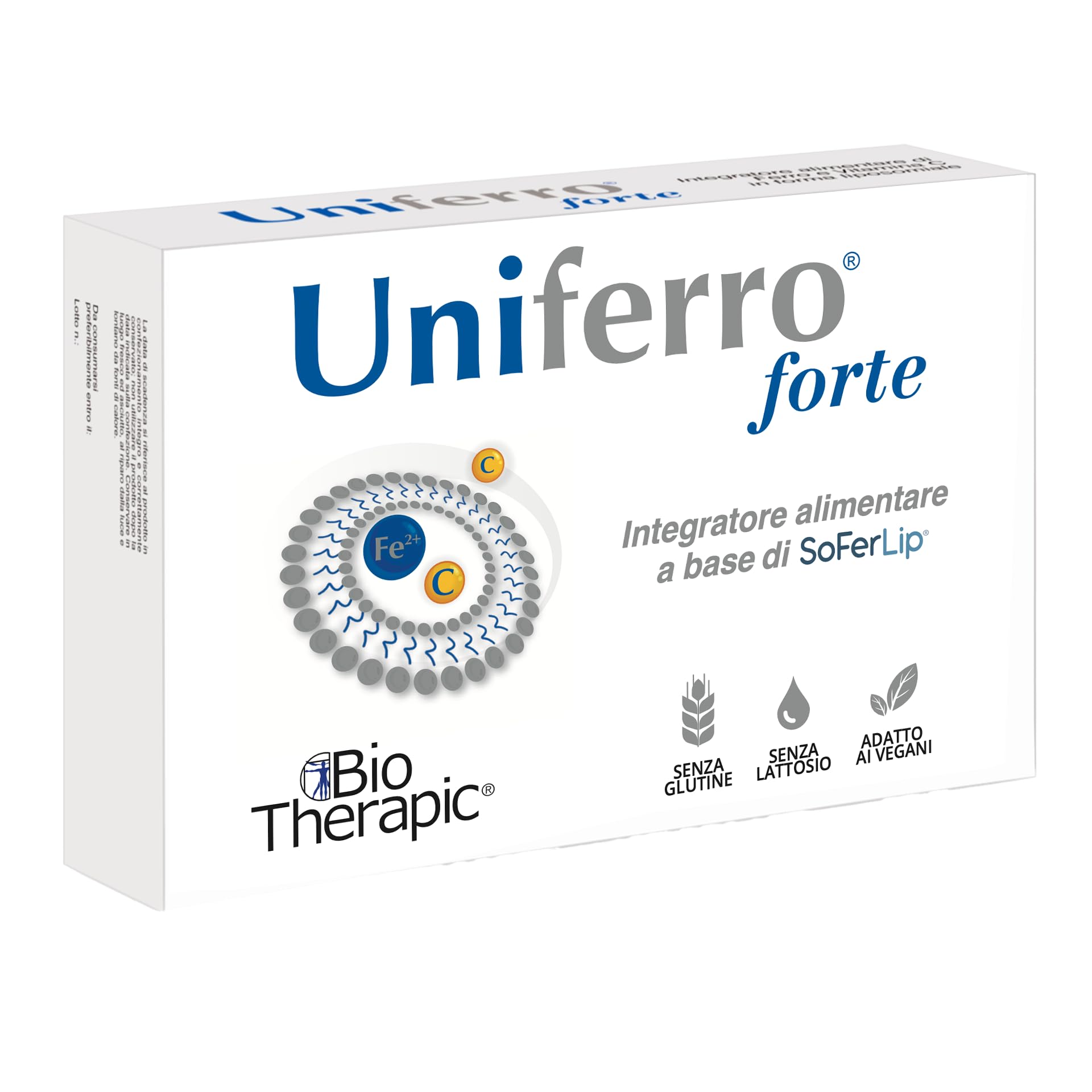 UNIFERRO FORTE® | Integratore Alimentare di Ferro e Vitamina C | Utile in caso d