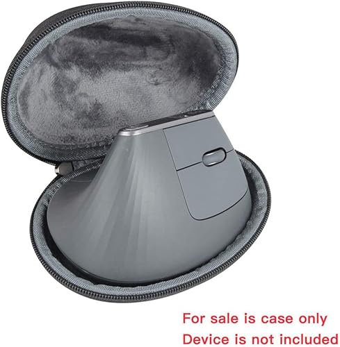 Miniatura 9 de Hermitshell Estuche rígido de viaje para ratón ergonómico vertical Logitech Lift (rosa, funda para ratón diestro)