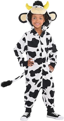 Miniatura 2 de Disfraz infantil de vaca con cremallera - S - 4-6, 1 pieza