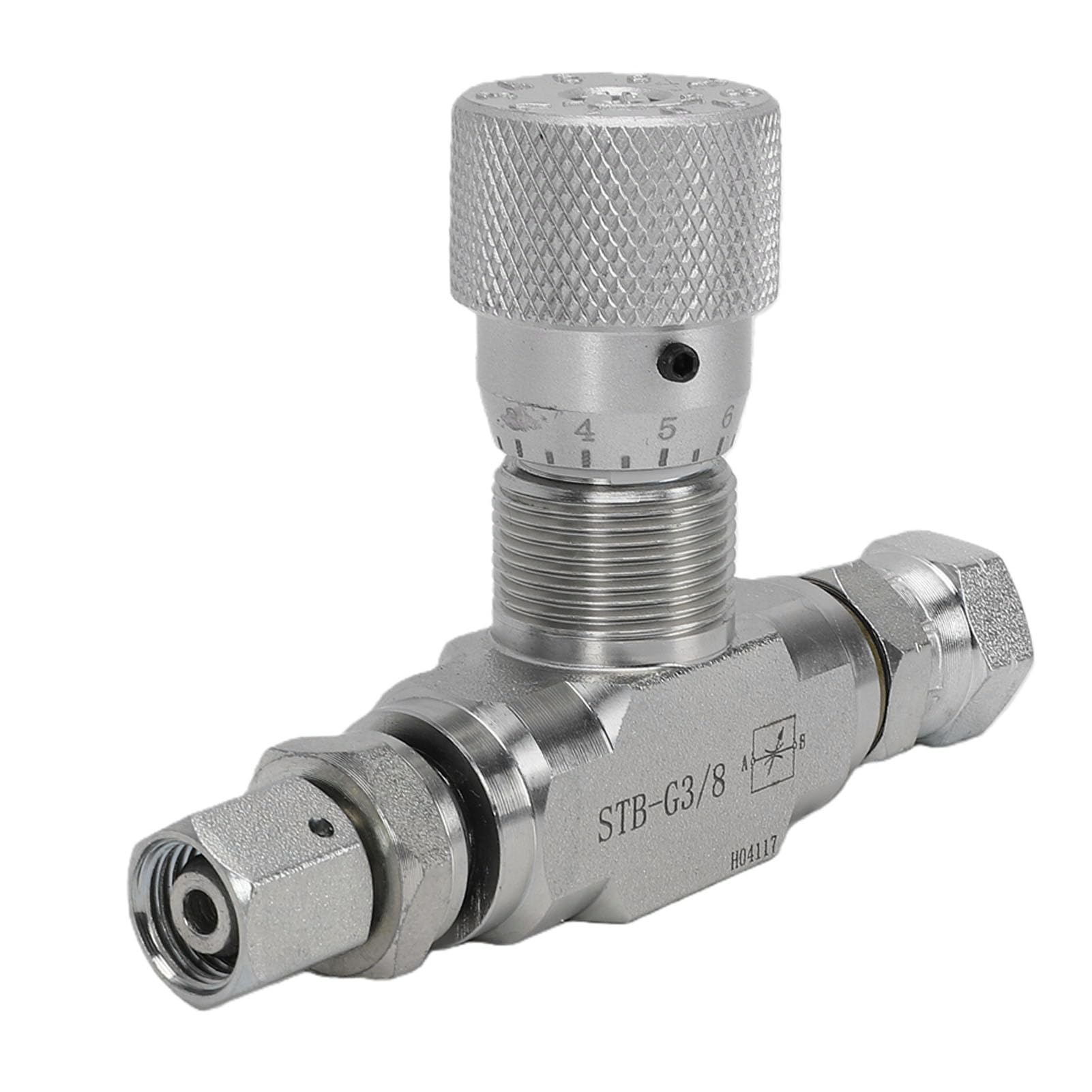 Tbest Válvula de Control de Flujo Hidráulico L08 de 3/8 Pulgadas Válvula
