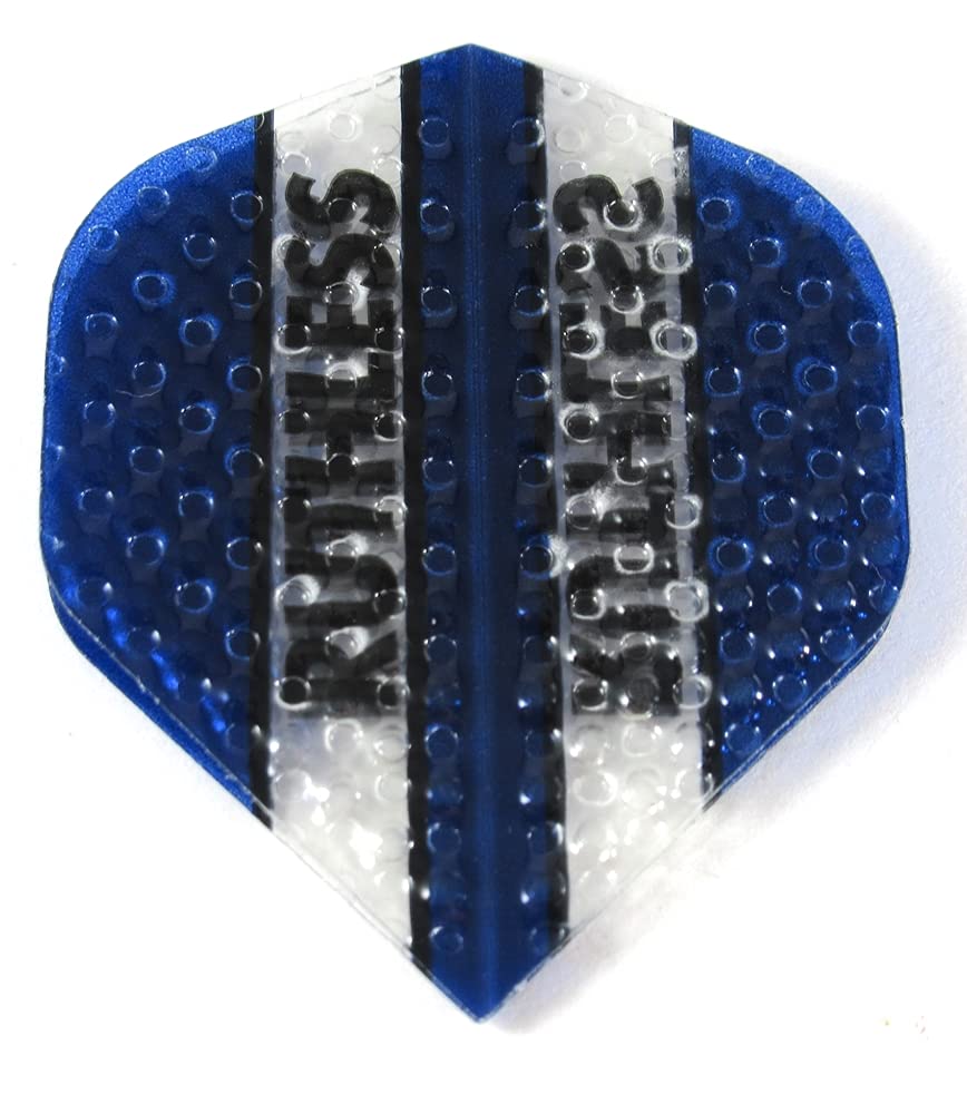 US Darts 3 Sets (9 Flights) Xtra Strong Ruthless Blue Flights - Dimplex Style