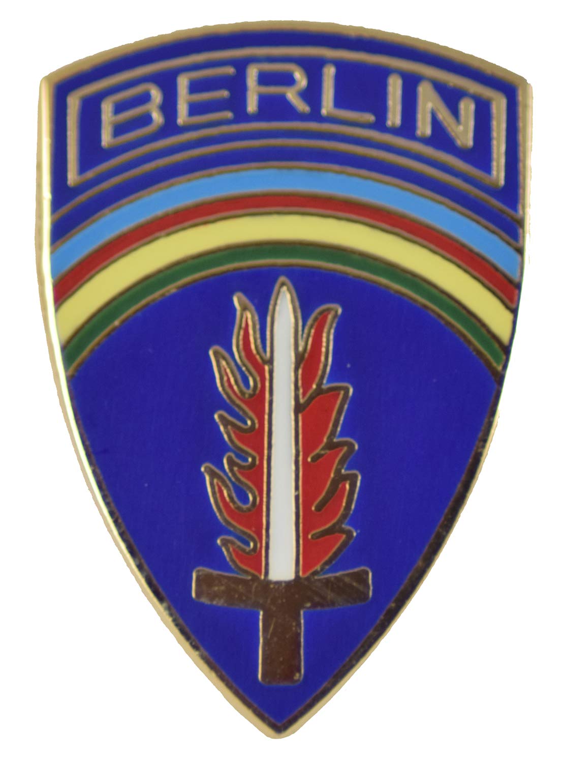 BERLIN LAPEL PIN OR HAT PIN - Size 1" - VETERAN OWNED BUSINESS