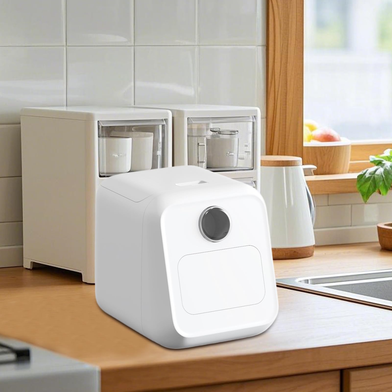 Secchio per Riso Contenitori per Farina e Zucchero | Contenitori Ermetici per Farina da Cucina per Cereali Organizzazione Dispensa e Congelatore