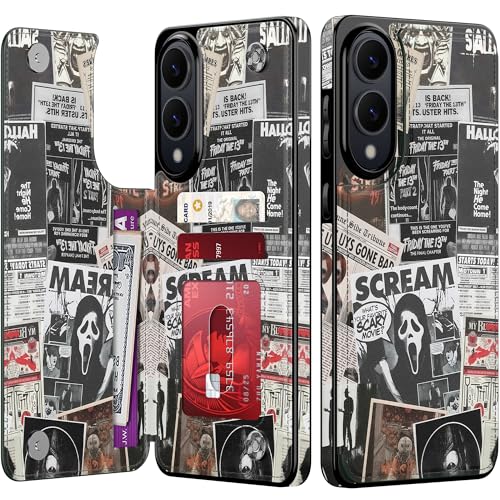 Goodon Samsung Galaxy S25 Edge �E�H���b�g�P�[�X �J�[�h�z���_�[�ARFID�u���b�L���O�A���I���B���e�[�W�t���[�����V�F���A�g�����f�B�Ń��j�[�N�ȃN�[���ȃ��g���ȕی�d�b�J�o�[�������̎q-�X�N���[��