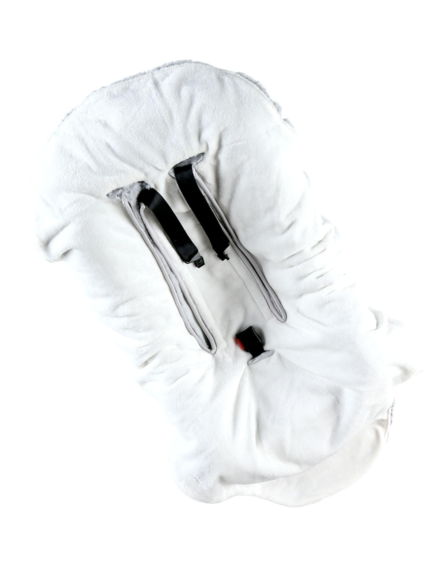 NOUKIE'S - Couverture enveloppante Bébé - Idéale pour Poussette et Siège Auto - 65cm x 45cm - Douce et Confortable