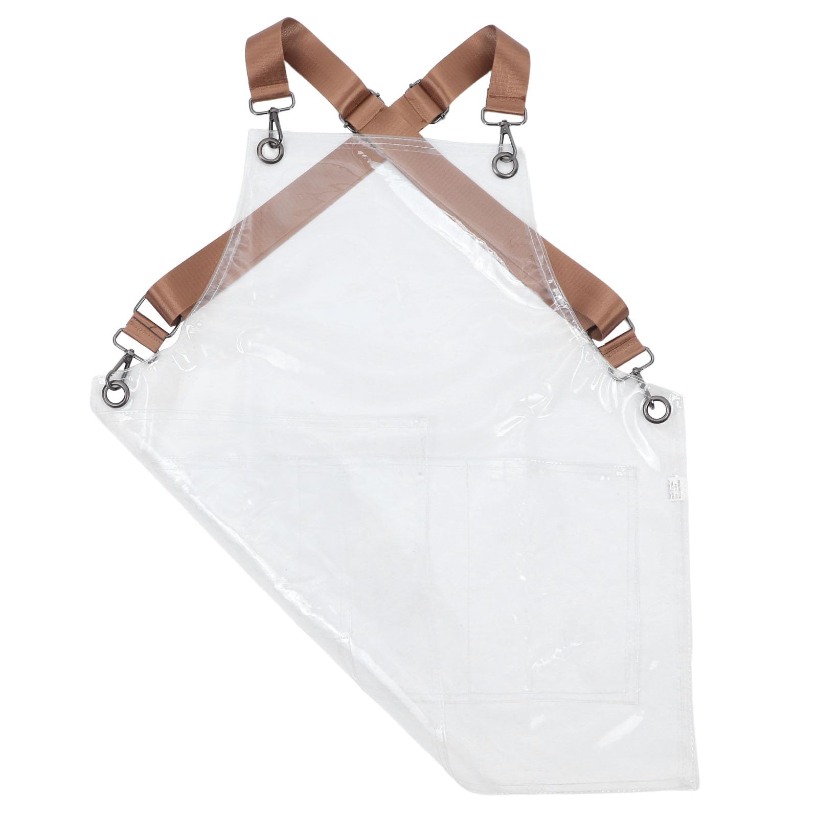 Gadpiparty Grembiule Trasparente con Bretelle Regolabili in Tpu per Parrucchieri Donna Resistente All'acqua e All'olio, per e Cucina