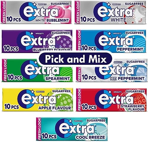 Chicle extra Pick and Mix todos los sabores ayuda a mantener los dientes limpios y la boca fresca Vendido por Kidzbuzz Vendido por Kidzbuzz (20)