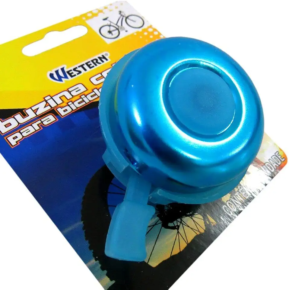 Buzina Colorida Para Bicicleta Bike Tipo Trim Western Cores Sortidas