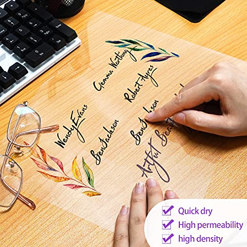 Gwybkq Transparency Film Transparency Paper for Inkjet Printers 8.5 x 11 Inches 100% Clear 120 Sheets - Thumbnail 3