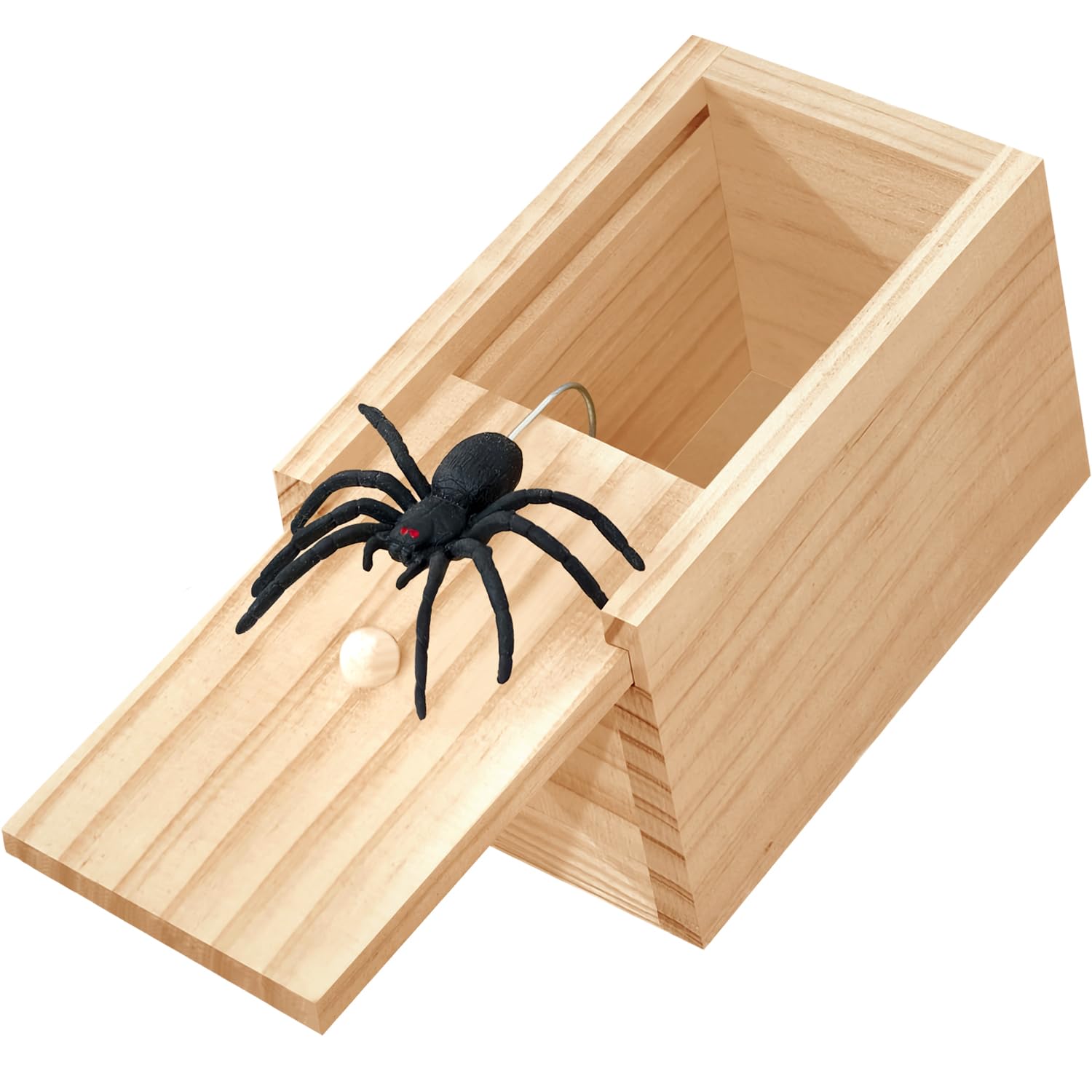 GIIOASA Spider Box Prank Toy Gag Gift, Funny Birthday Gifts for Men Women, Surprise Dad Gifts for Dad Husband from Daughter Son Wife，Spider in a Box