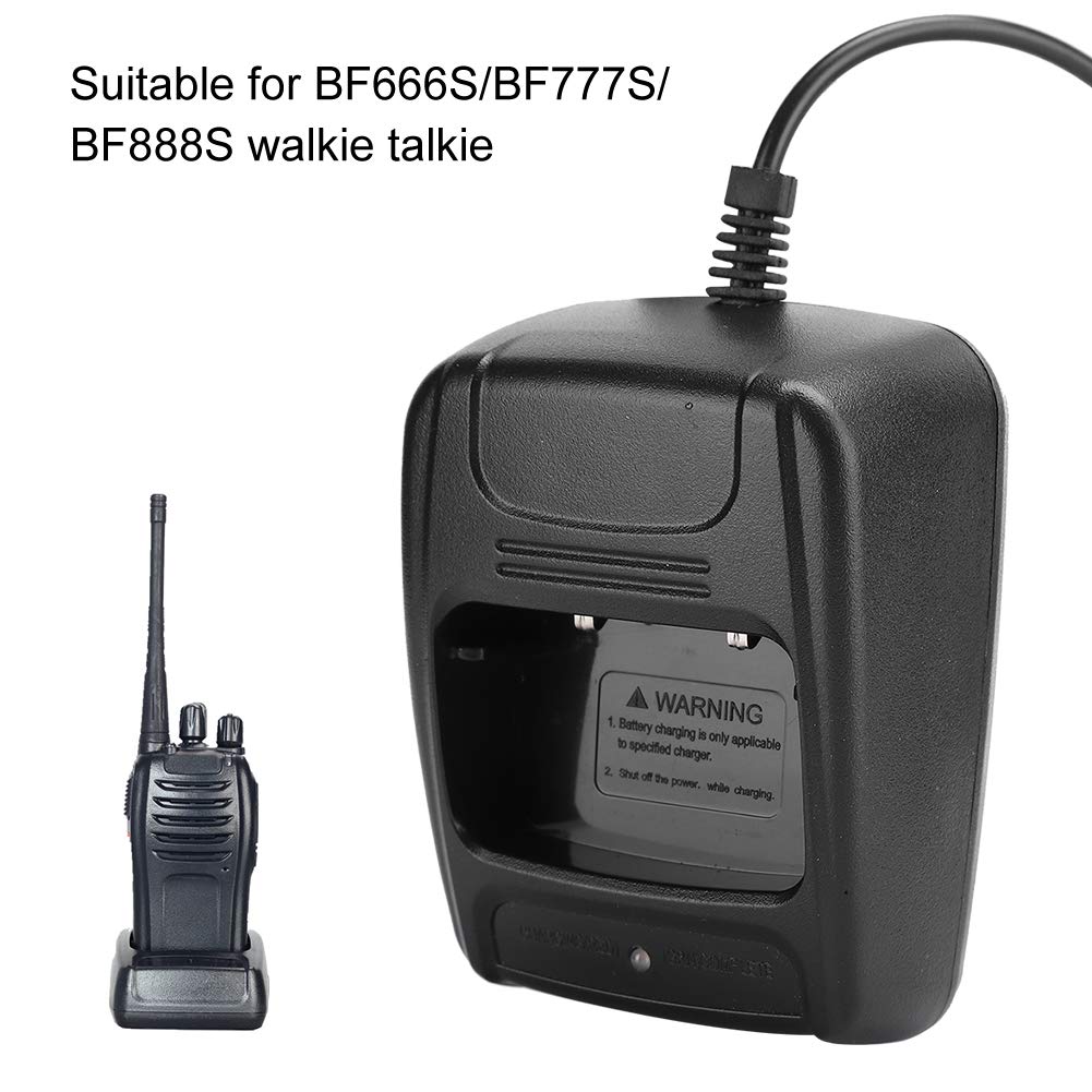 ASHATA Base de 2 Pièces pour BF666S / BF777S / BF888S / H777 / R888splus, Chargeur de Batterie USB avec Indicateur de