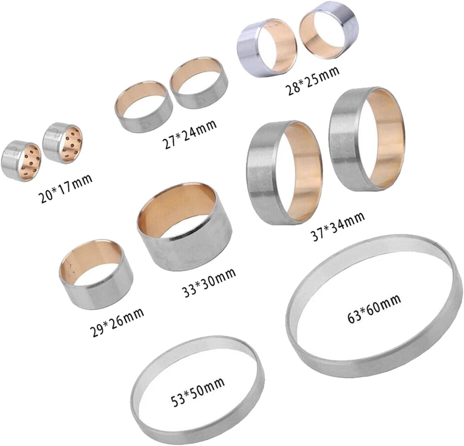 12PCS Auto Gearbox Transmission Bushing Repair Kit for ZF6HP26, for ZF6HP28, for 6R80, for BMW, for, for Jaguar, for Land for Rover