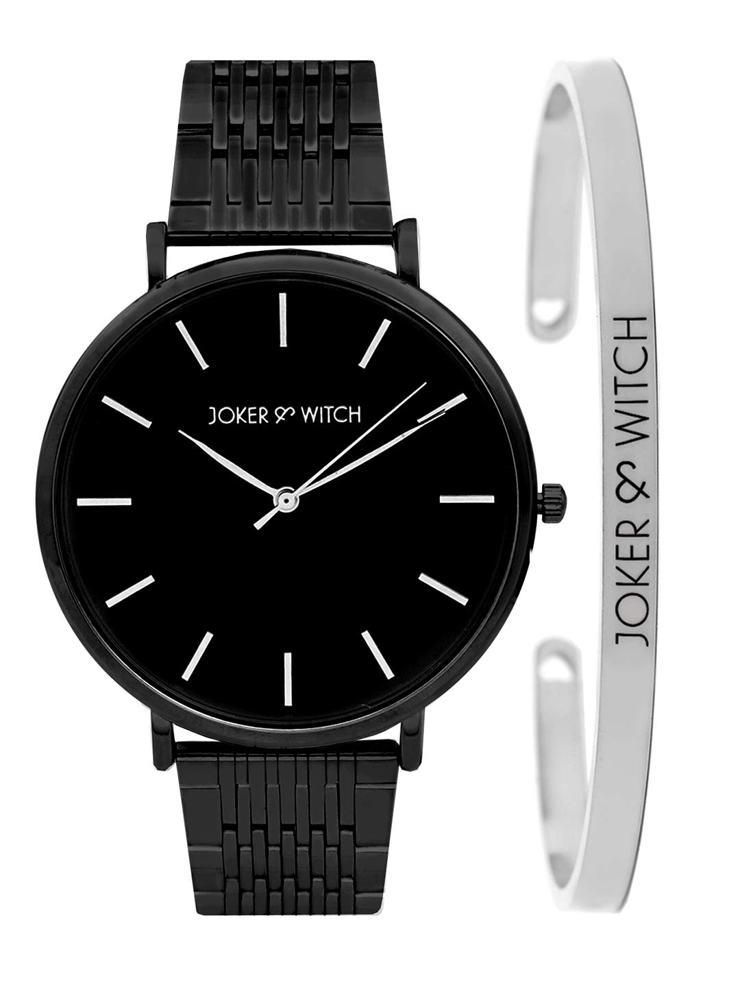 Joker & Witch Stainless Steel Medival Black Dial Analogue Watch Bracelet Stack For Women, Black Band (B08TBZTMCZ) Amazon Price History, Amazon Price Tracker