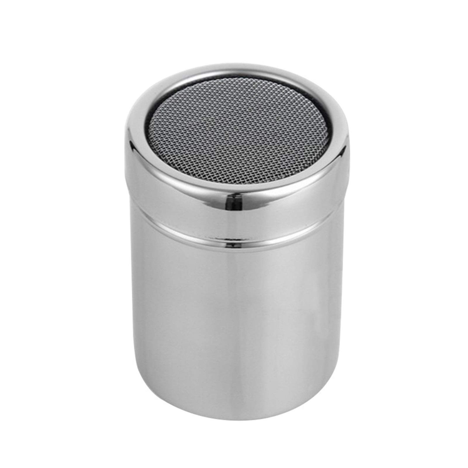 Stainless Steel Chocolate Shaker Cocoa Flour Icing Sugar Powder Coffee Sifter Lid Shaker Cooking Tools Coffee Accessories