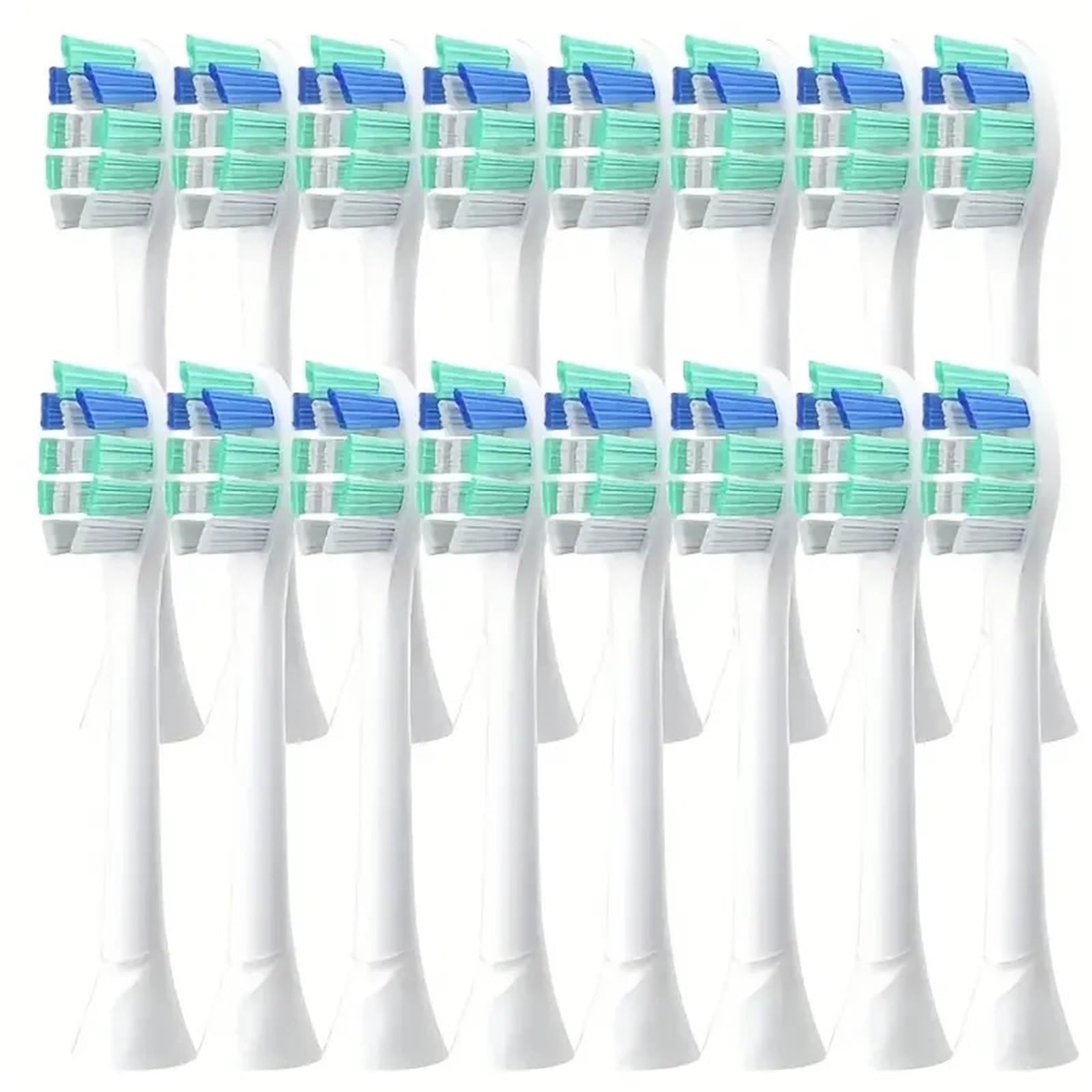 Testine, compatibile con Philips, HX6730 HX6721 HX3216 | HX9362 HX3210 HX6013 HX9063 HX6063 C3 W3 C1 C2 D12 1100 2100 4100 4300 5100 5300(16pcs)