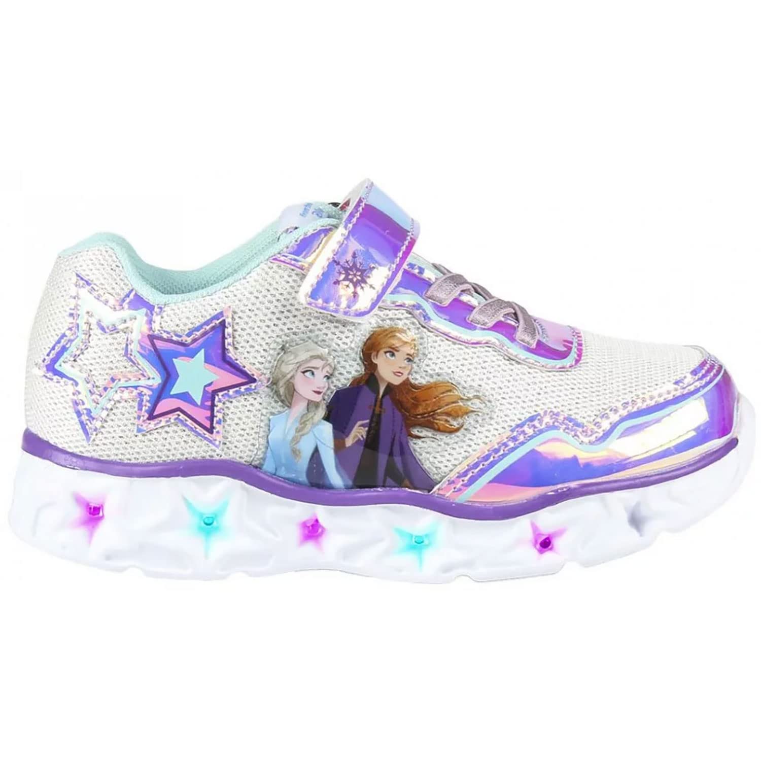 Disney Frozen Elsa - Zapatillas deportivas para niña con luces LED 4960