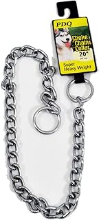 PDQ Choke Chain Dog Collar 20 in., 3.5 Mm Thickness