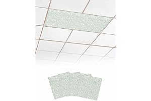 4 Pack Fluorescent Light Cover for Ceiling Lights