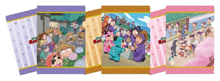 忍たま クリアファイル ８点セット 忍たま乱太郎 ふっとびパズル！の段 クリアファイル 8種