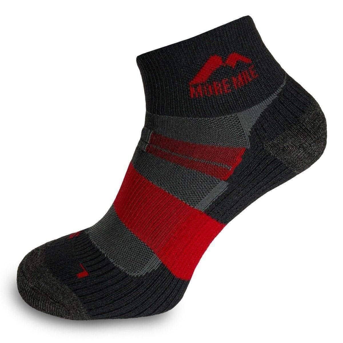 More Mile Women's Grey Endurance Running Socks - 2-5