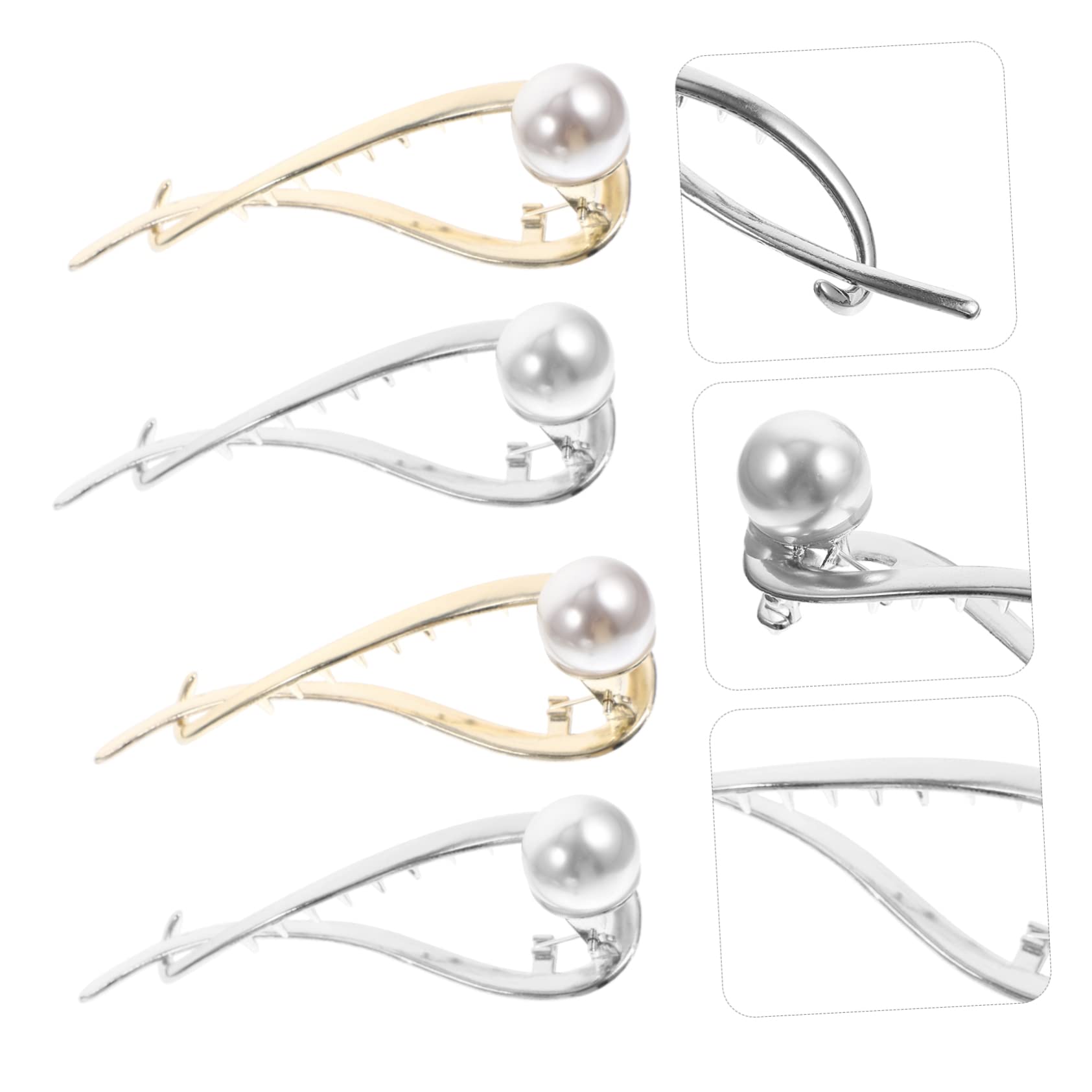16 Pz fermaglio per con perle mollette per da donna forcina per decorativa hair clip hair pin fermagli per delicati copricapo delle ragazze Metallo