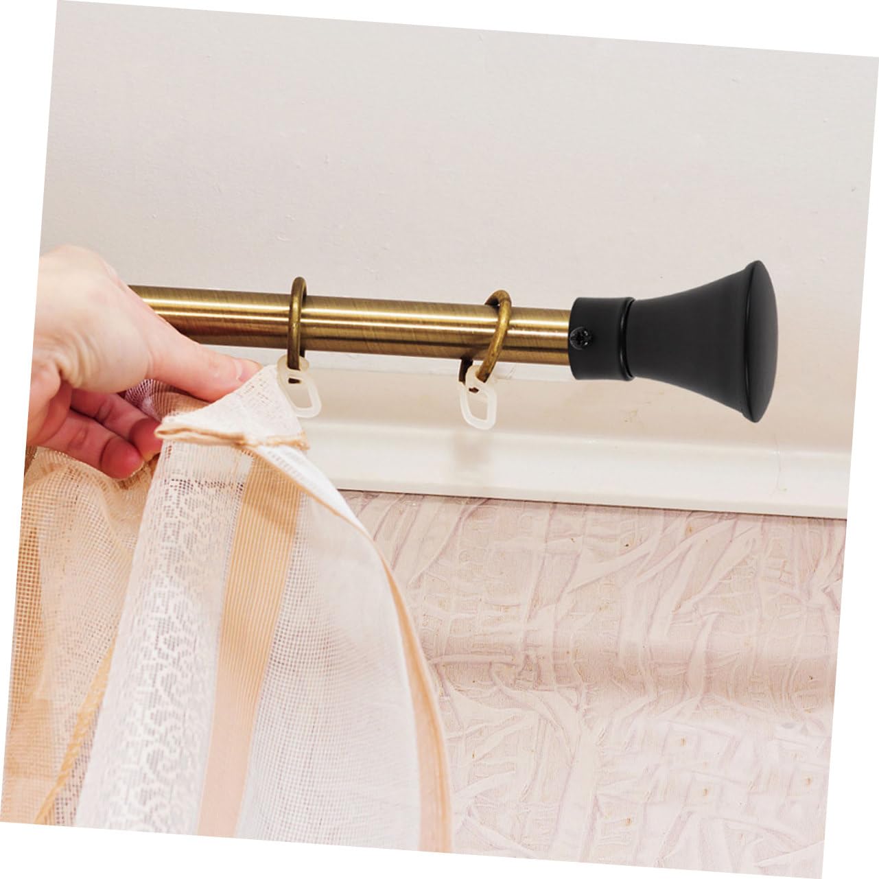 BESTOYARD 8pièces Embouts De Tringle à Rideau Lot de Décorations Élégantes pour Fenêtres Maison pour Salon Salle à Manger Et Chambre