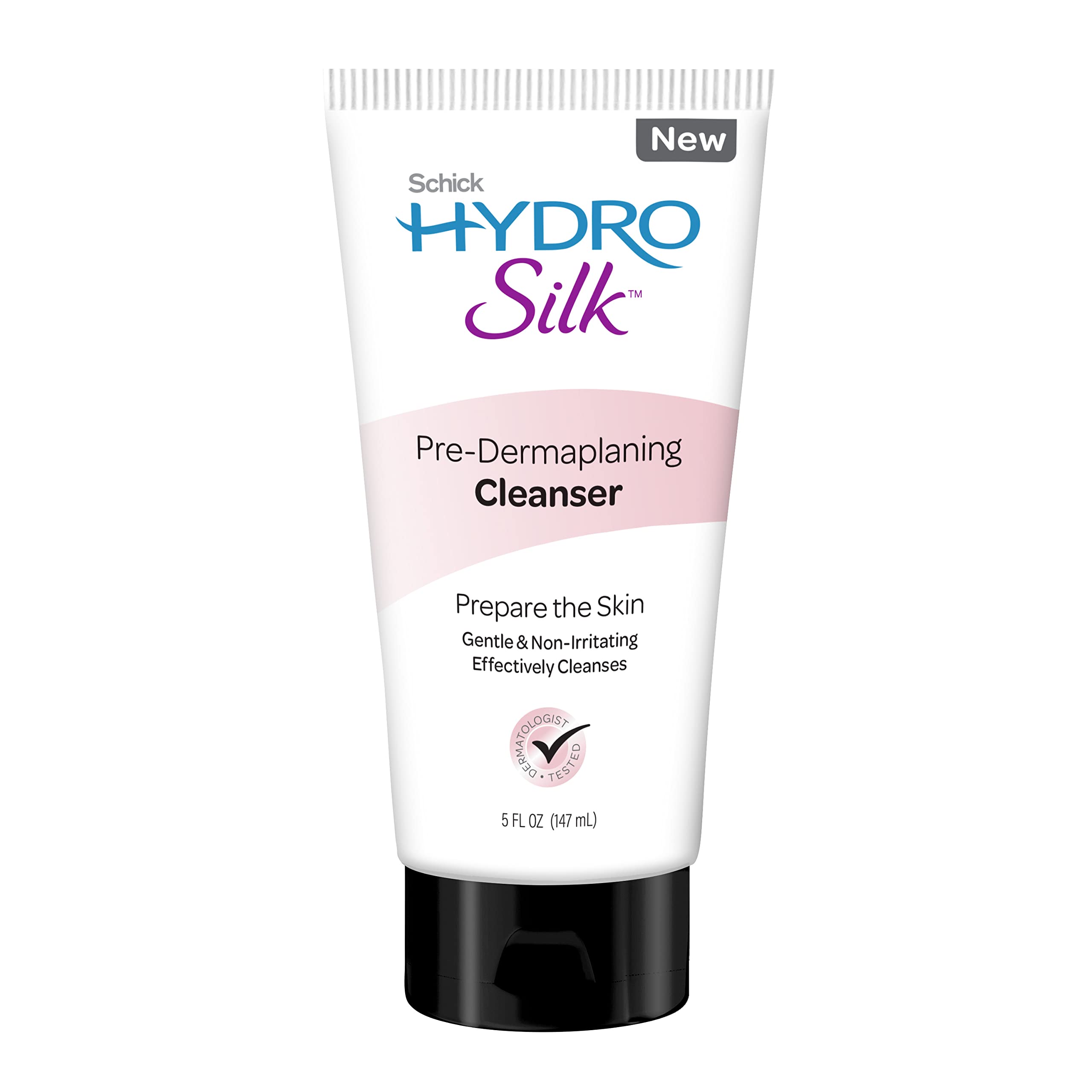 Schick Hydro Silk Pre-Dermaplaning Cleanser for Women, 5oz | Dermaplane Face Wash for Women, Gentle Facial Cleanser, 5oz