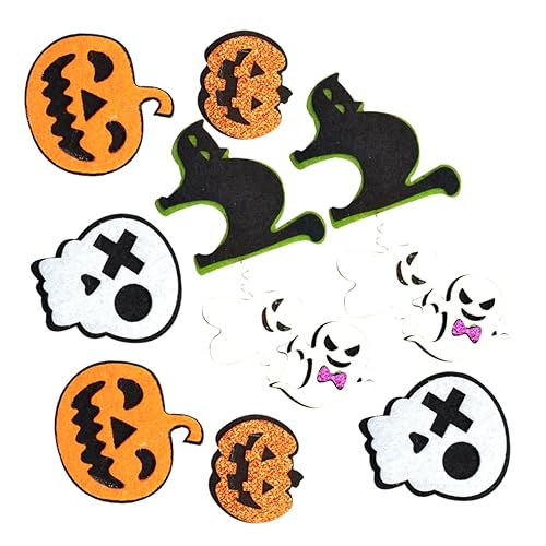 12pcs DIY Felt Chips Slices Halloween Costumes Accessories Nonwoven Fabric