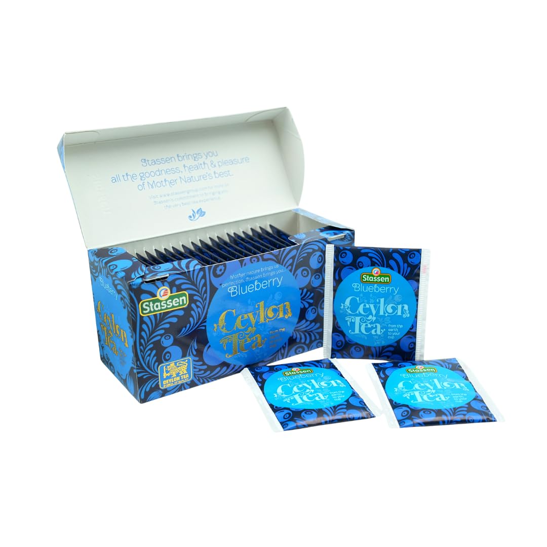 The Infinity Box Ceylon Blueberry Tea | 25 Tea Bags (1.5g Each) | Imported from Sri Lanka | Naturally Caffeine-Free, Fruity & Aromatic | Rich in Antioxidants | Enjoy Hot or Iced - Image 9 thumbnail