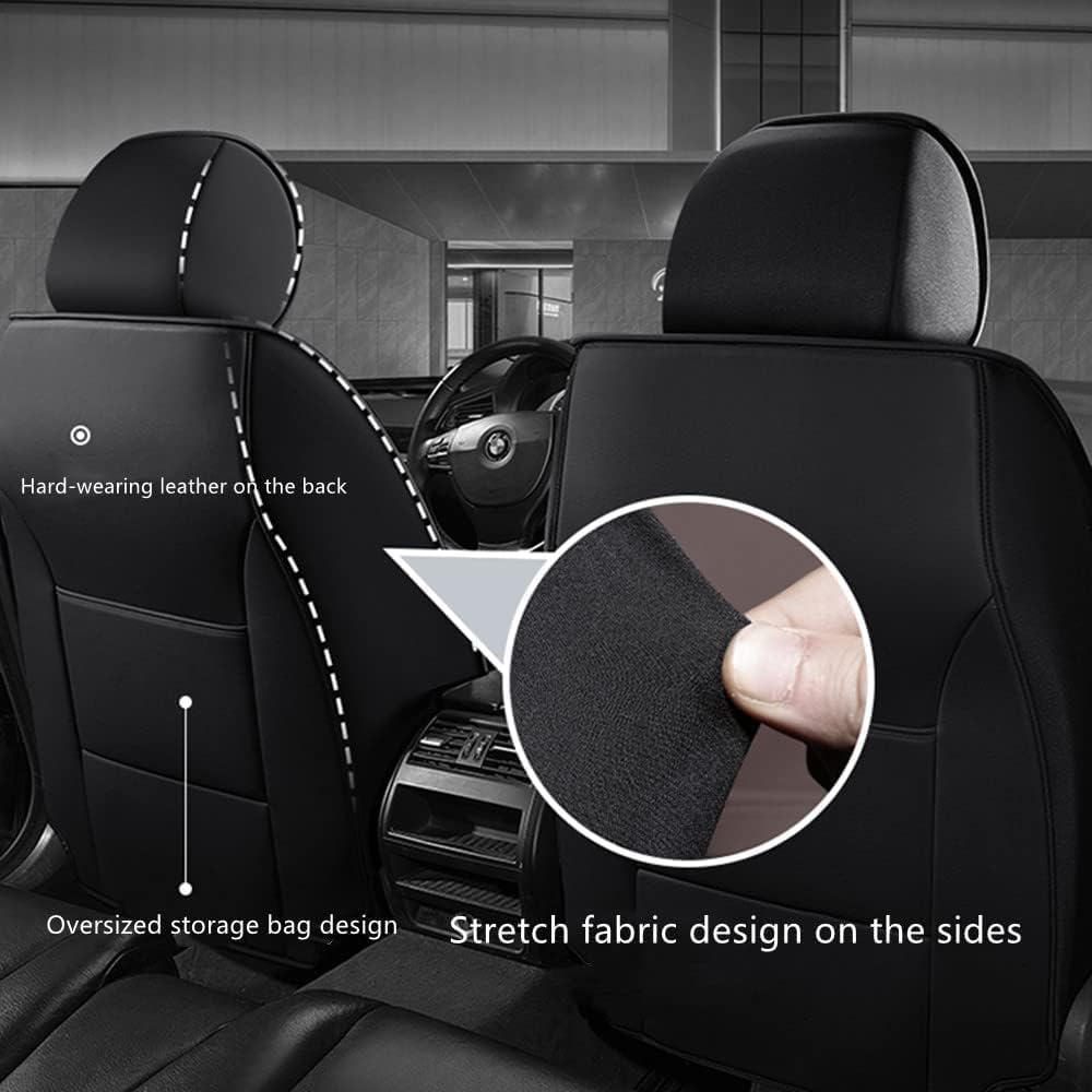 Autositzbezüge Universal passend für Mercedes-Benz B-Klasse W242 W245 W246 W247 Leder Vollständiger Satz Bezüge