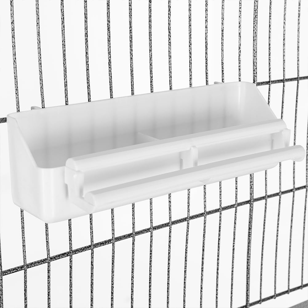 BAKAJI Voliera XL per Uccelli Pappagalli Canarini Parrocchetti 135 x 78 x 52 cm Gabbia Grande in Metallo Bird House Cassetto Estraibile per la Sabbia, Altezza 135 cm