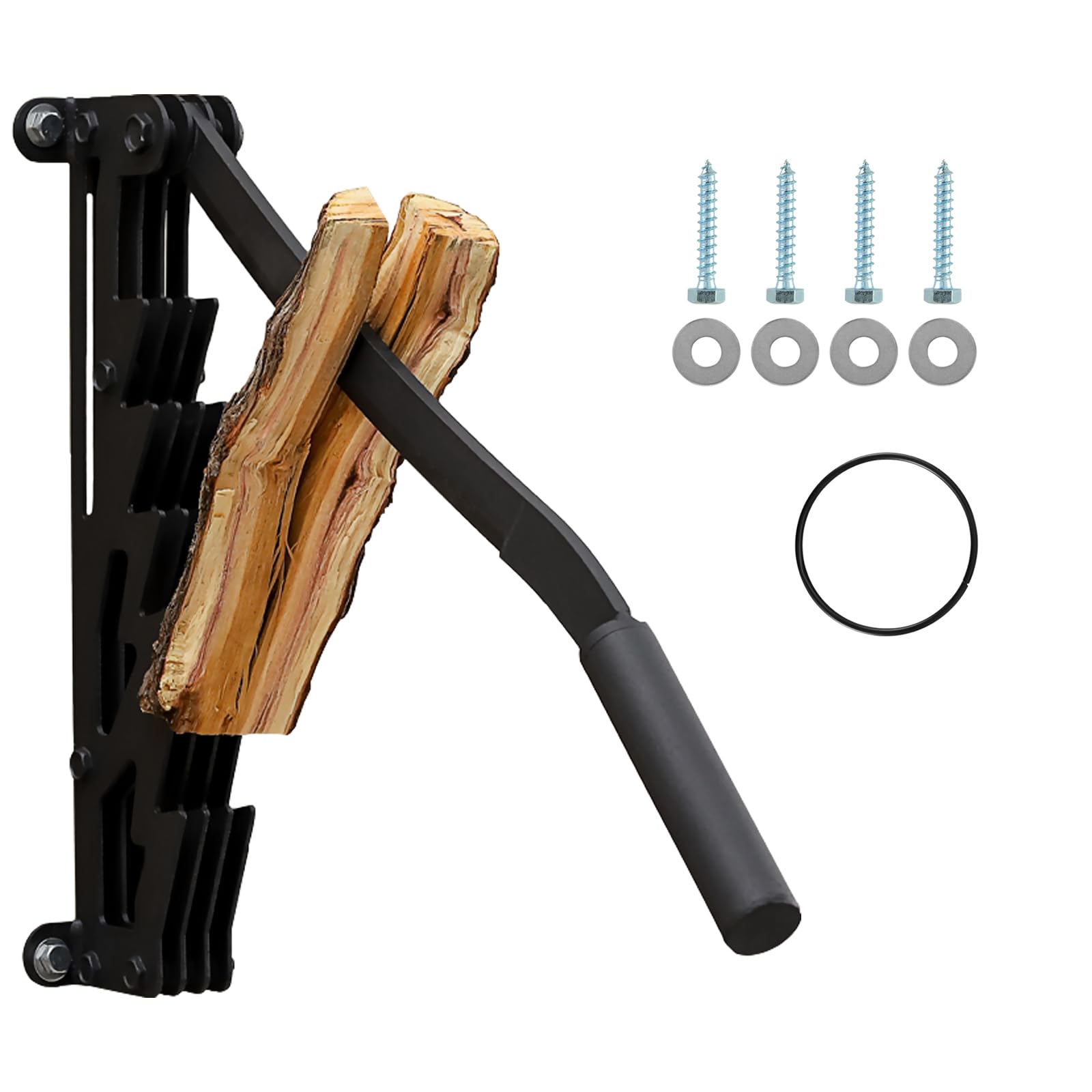 Umelee Wood Splitter Wall Mounting, Hand Log Splitter, Small Wood Splitter, Manual Firewood Splitter, Labour-Saving Kindling Splitter, Wood Splitter for Home and Outdoor Use