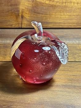ガラス製果物型アート Amazon.co.jp: 赤リンゴ ガラスアート ガラスクラフト 柴田