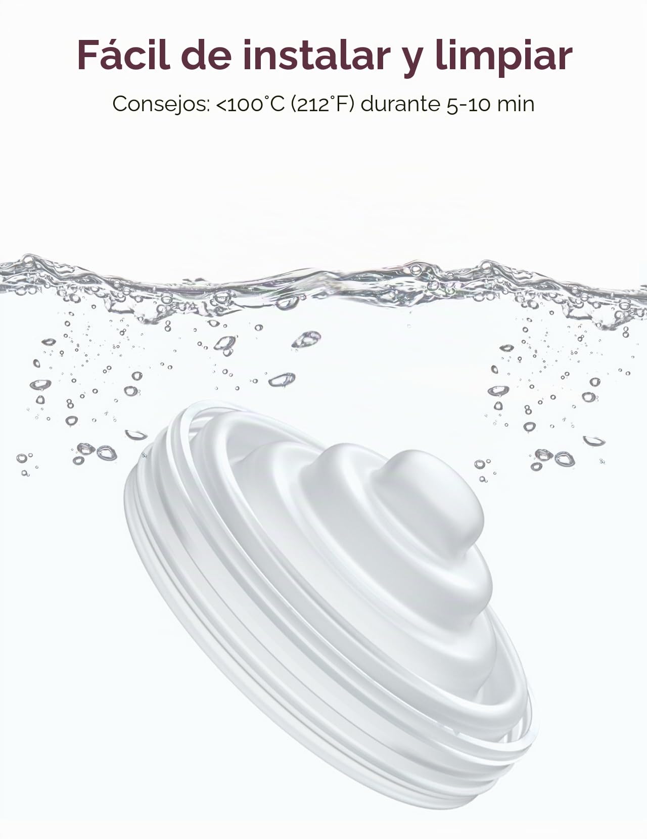 Momcozy Diafragma de silicona, paquete de 2, accesorio para extractor de leche M5