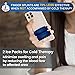 Simplation Trigger Finger Splint and Ice Pack (2+2 Set) for Pain Relief, Knuckle Immobilization, Straightening Arthritis, Injured Mallet Finger, Fits Index, Middle, Thumb, Ring Finger