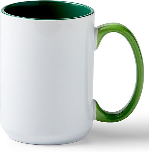 Cricut Beveled Blank - 425 ml / 15 oz (1 ud) Taza de cerámica de 15 oz con diseño de bosque (1)