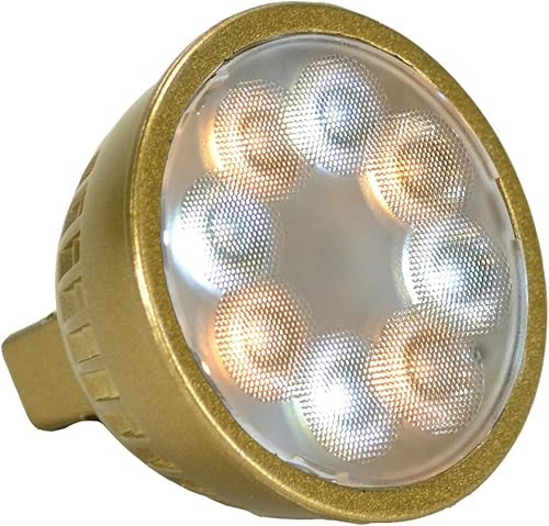 Miniatura 2 de Unique Lighting Systems Flex Gold Vivid Series MR16 5 W 40 grados que cambia de color rojo, verde y azul, bombilla LED (LED-5W-BM6F-RGB27)