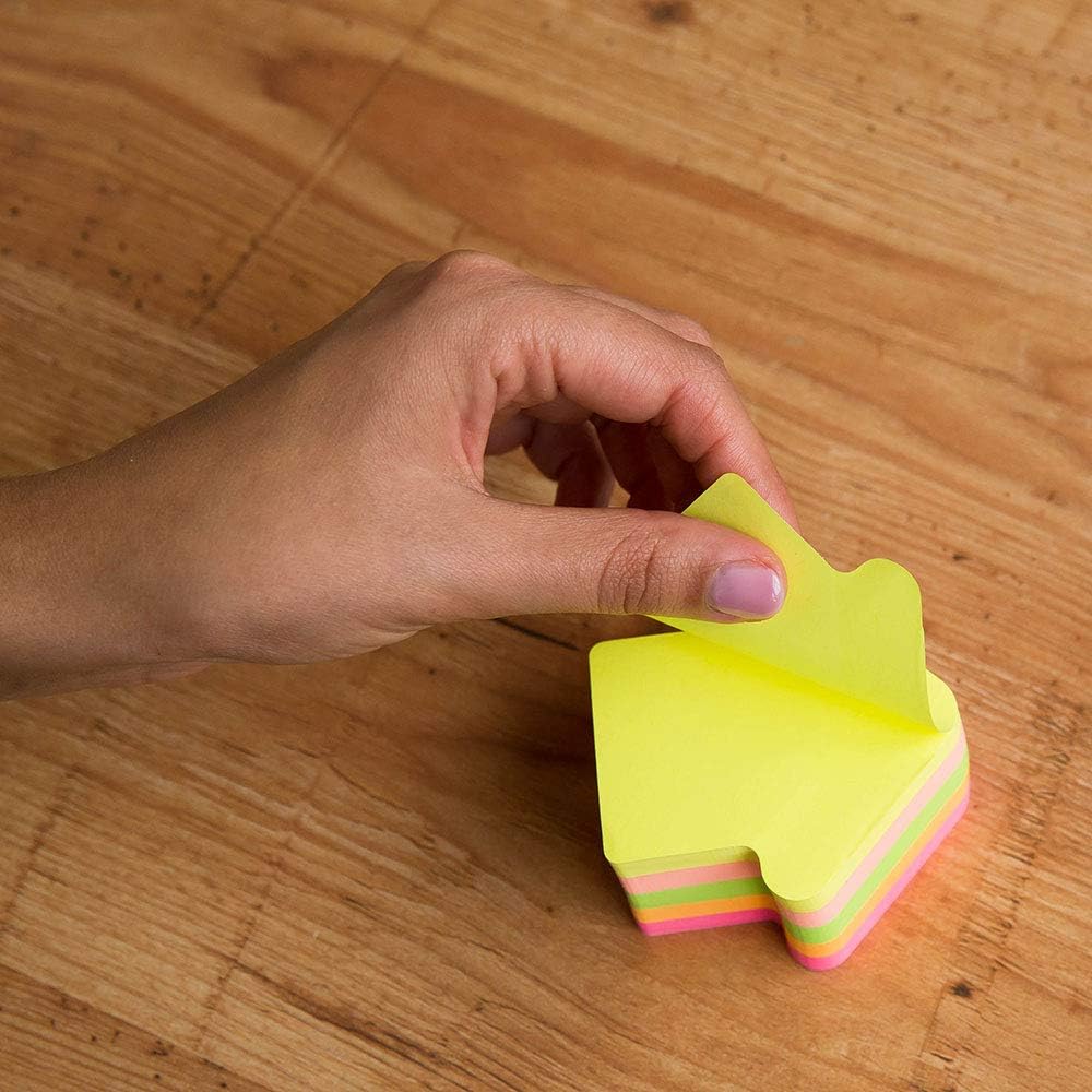 D.RECT Adhesive Memo Pads Glued 70x70mm Arrow 400B