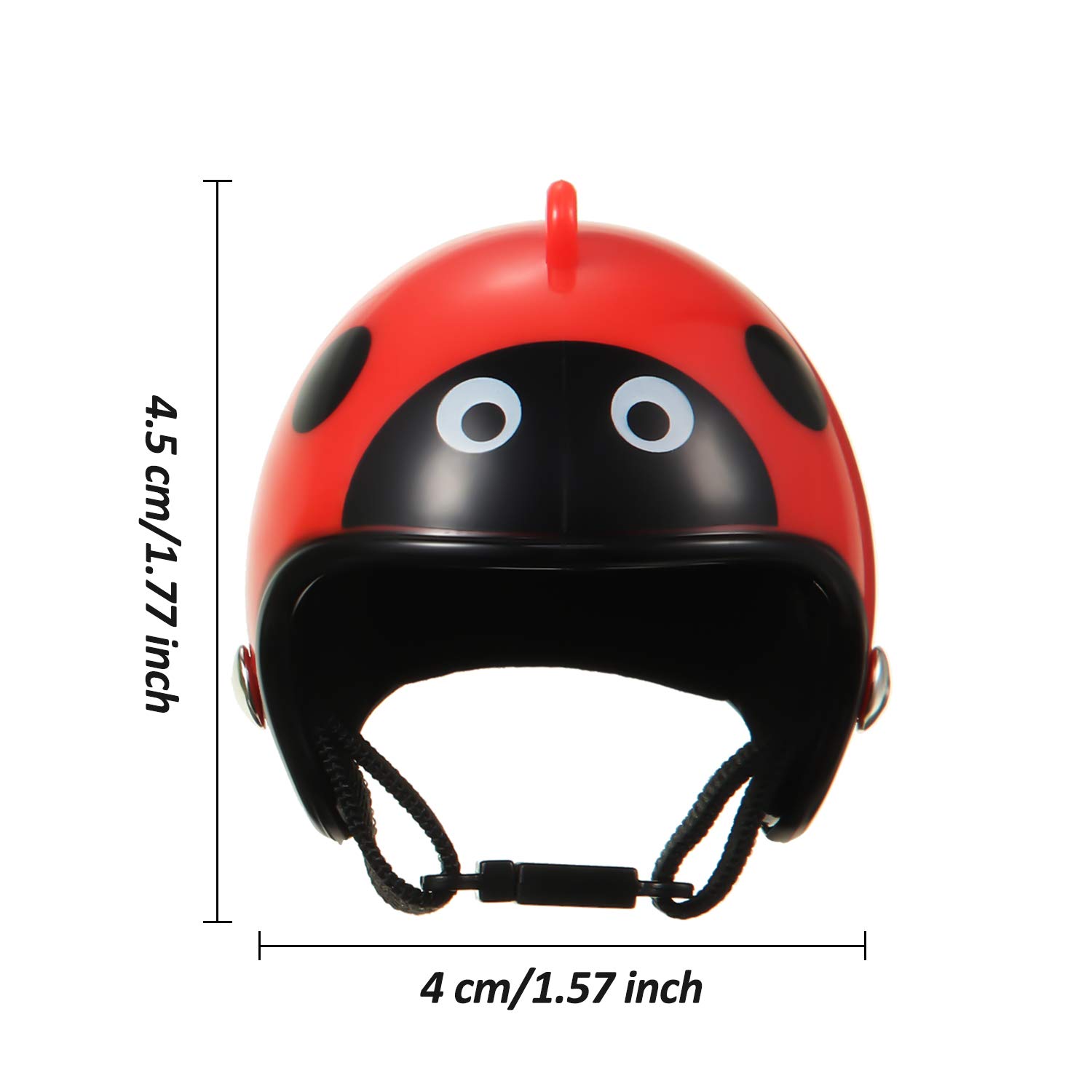 8 Pieces Hens Helmet Chicken Helmet Pet Safety Helmet Funny Chicken Bird Hat Headwear Small Pet Hard Hat Costumes Accessories for Chicken Bird Parrot Parakeet (Animal - Image 3
