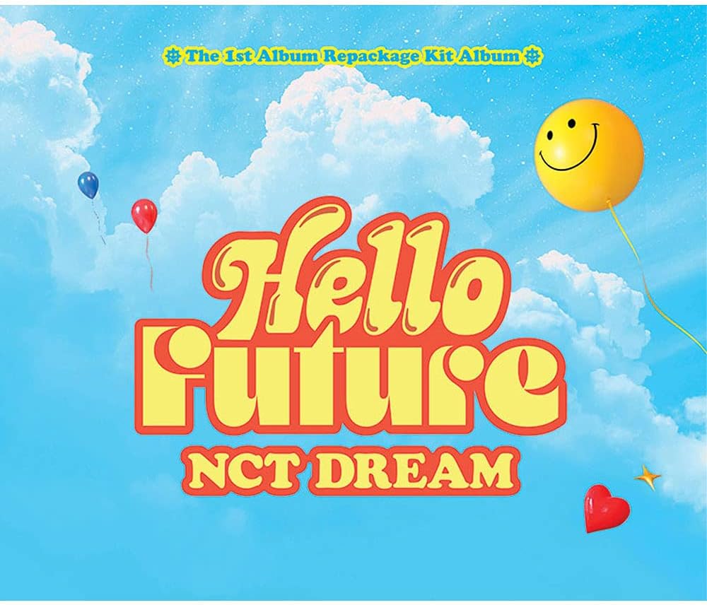 amazon com dreamus nct dream hello future kit album with double sided photocard and sticker hello version smk1270 home kitchen