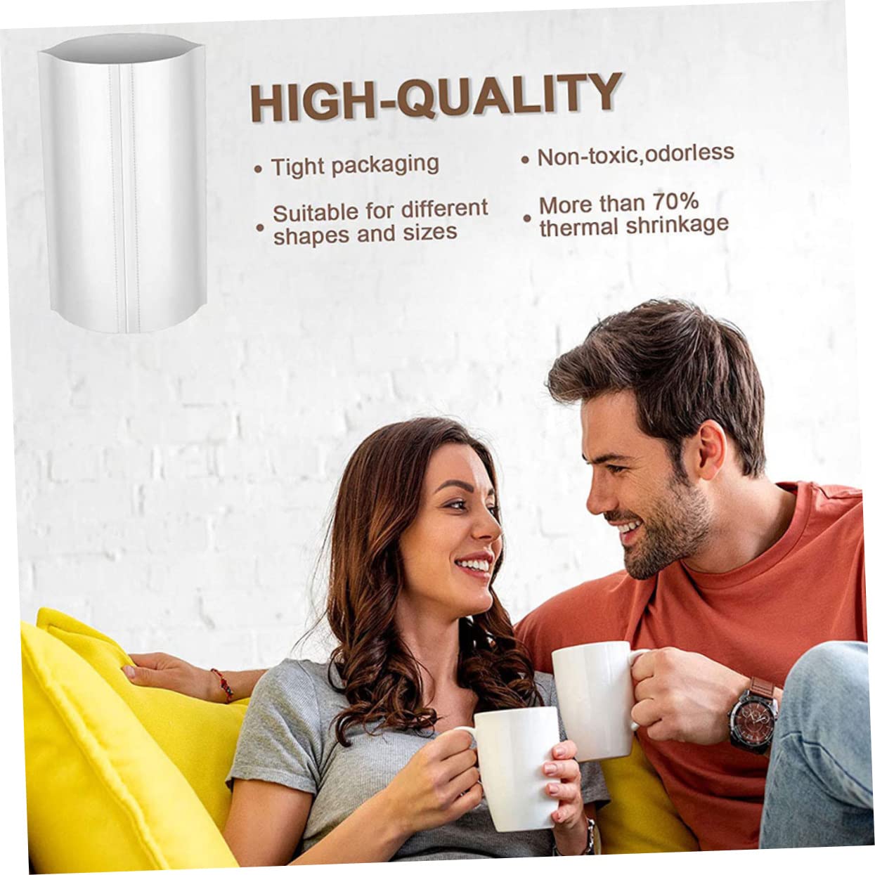 COSMEVIVI 20 Oz Tumbler Sublimation Shrink Wrap Full-wrap Printing Film Heat Shrink Film for Sublimation Consistent Transfer Effect