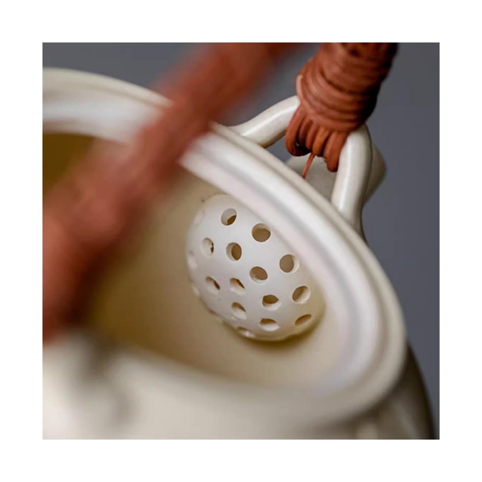 Teiera per Tisane Stufa elettrica in ceramica completamente automatica in legno di noce for teiera bollente for uso domestico Bollitore in ceramica for la preparazione del tè di piccole dimensioni per