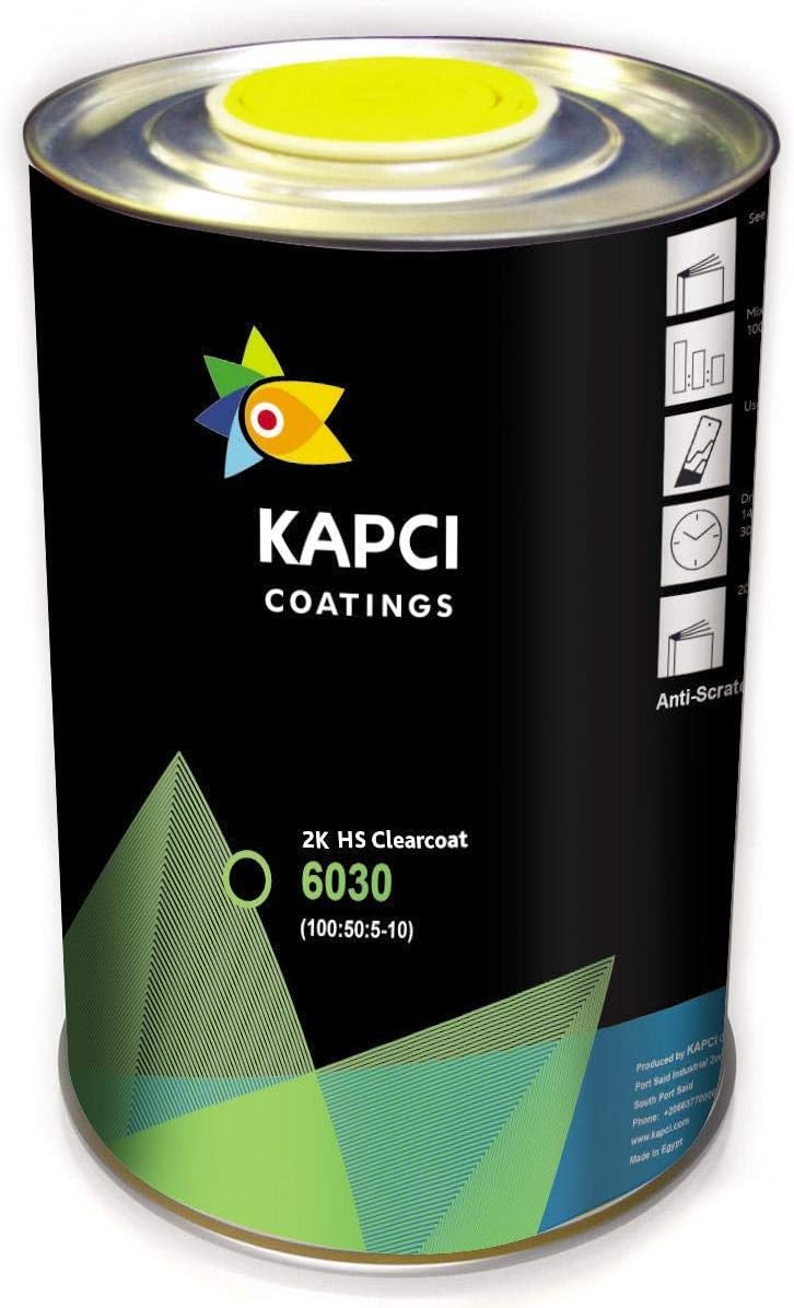 Kapci FLK6030/5KF 6030 HS Anti-Scratch Clearcoat Kit c/w Fast Hardener 7.5L