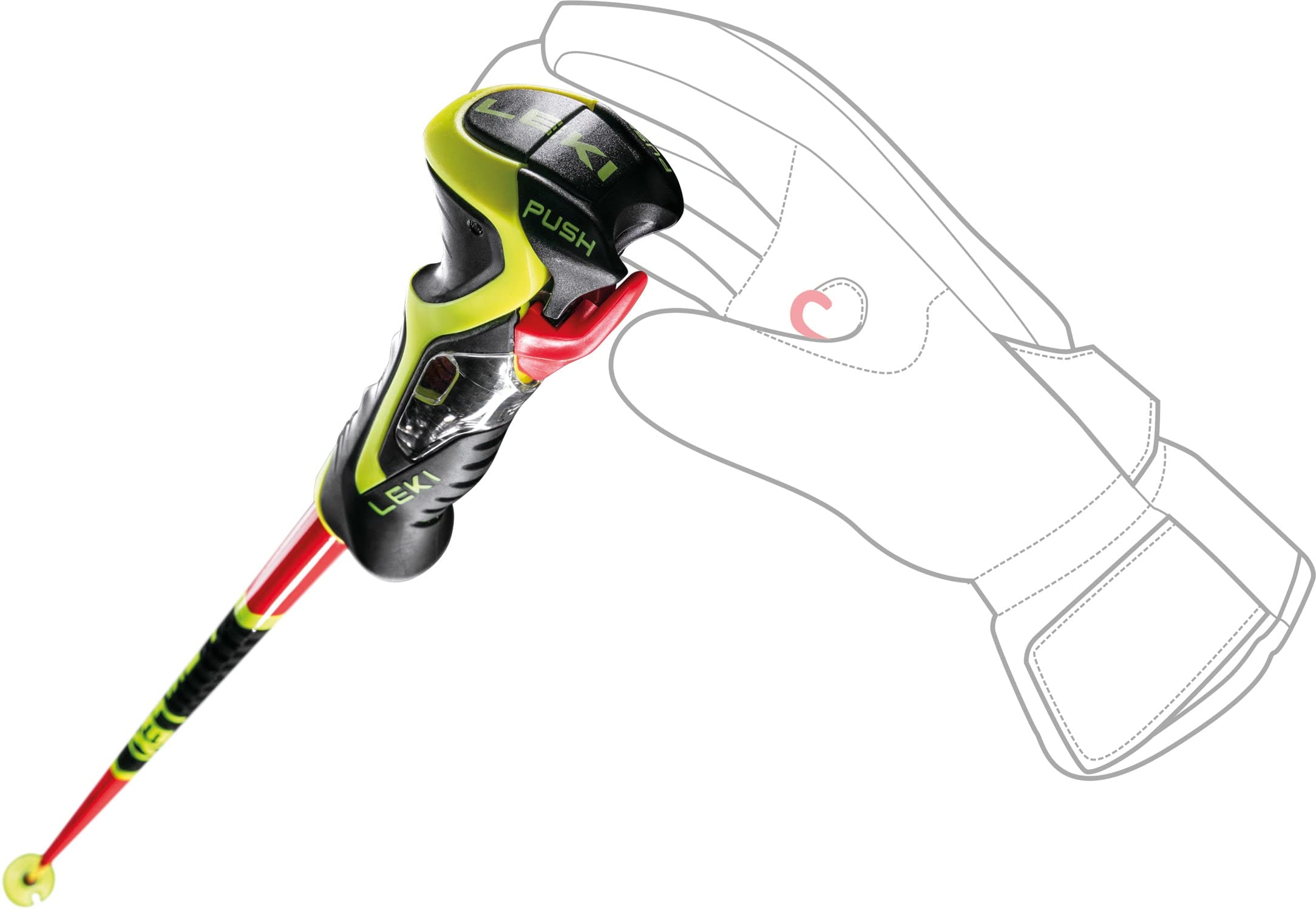 LEKI 2024 Venom SL 3D Bastoncini da Sci Adulto