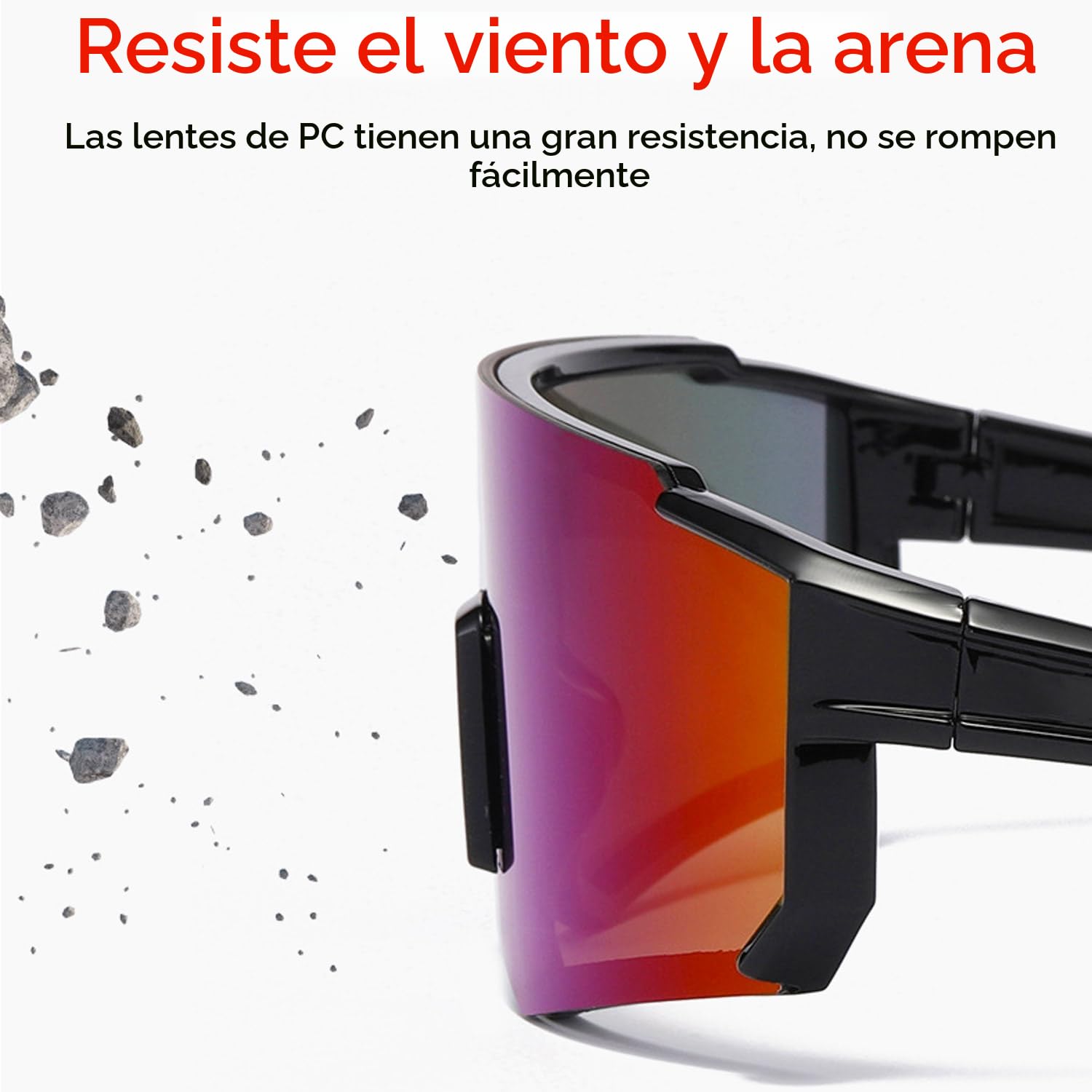 Gafas de Sol Deportivas para Hombre y Mujer, Gafas de Sol polarizadas Gafas de Sol con UV400 para Actividades al Aire libre Carreras Ciclismo Esquí